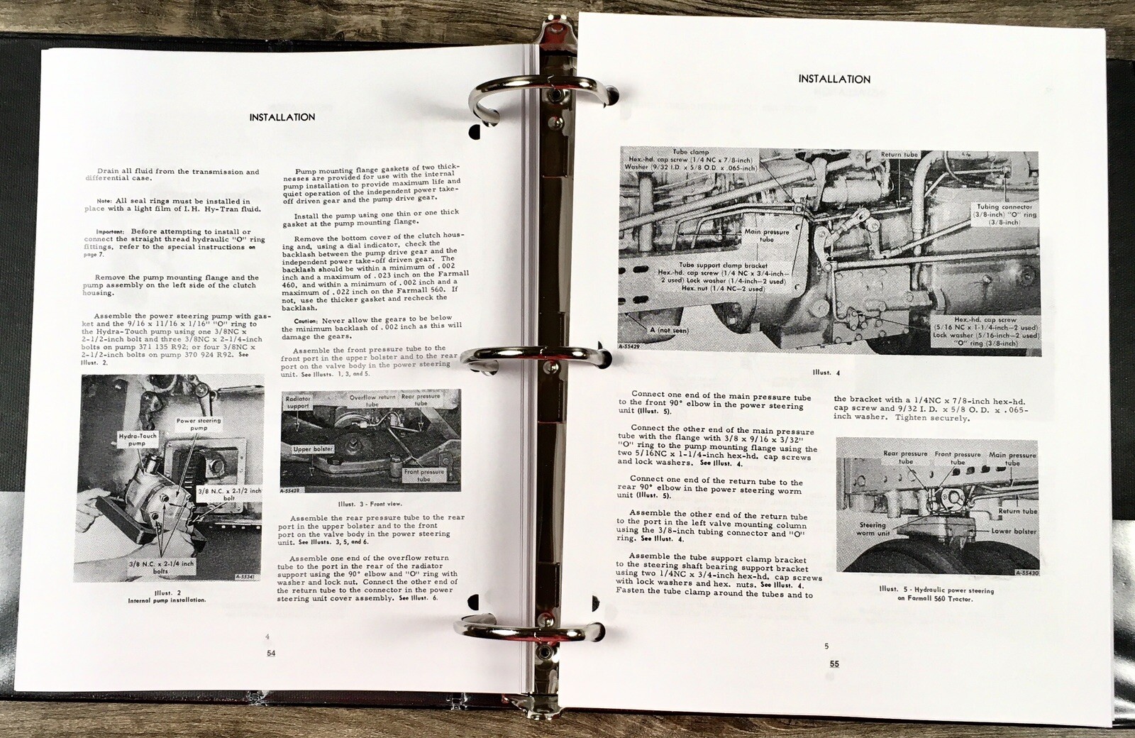 Farmall 400 450 W450 W400 Tractor Service Manual Repair Shop Book