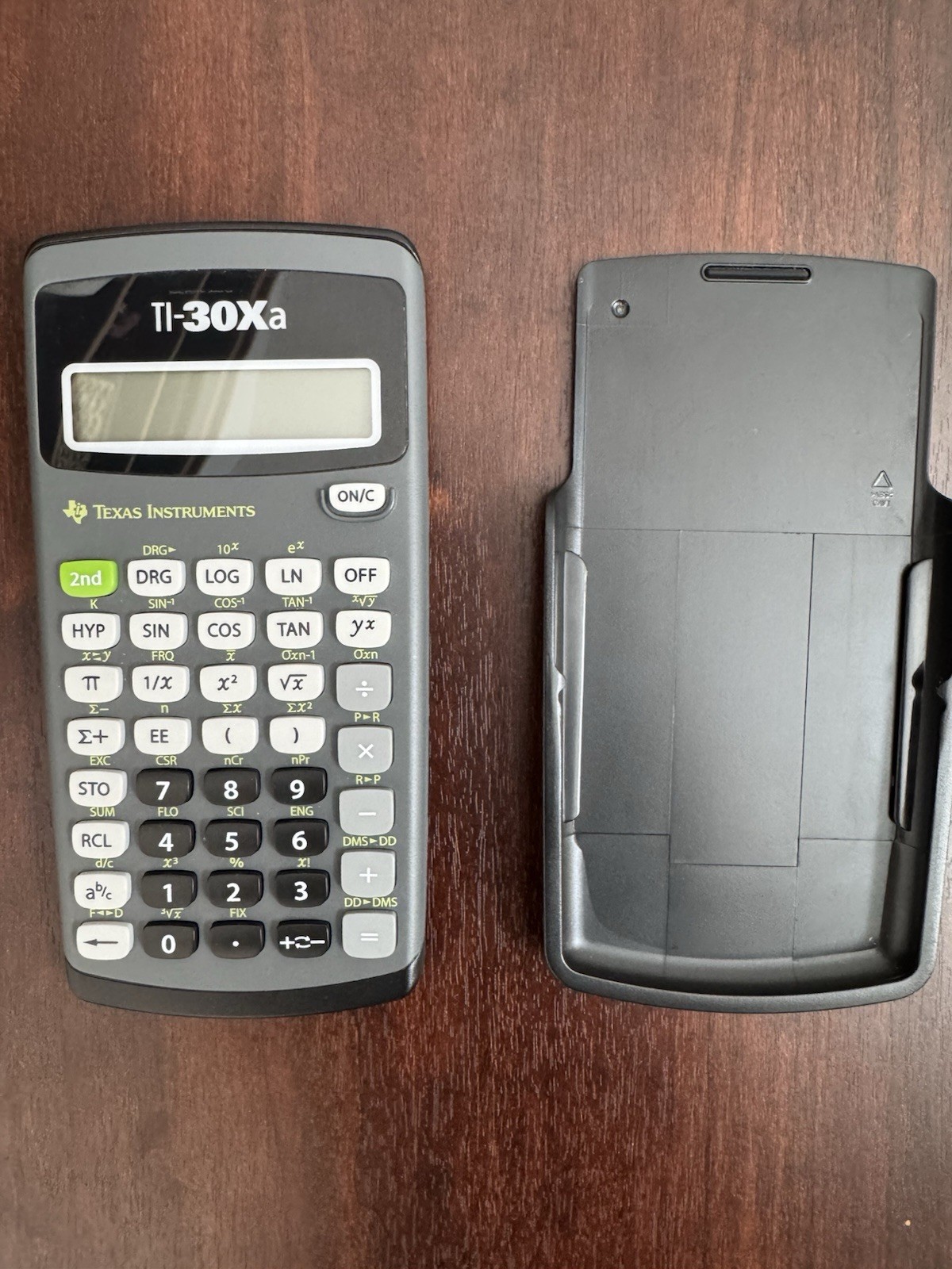 Texas Instruments TI-30XA Scientific Calculator Tested With Slide Cover School