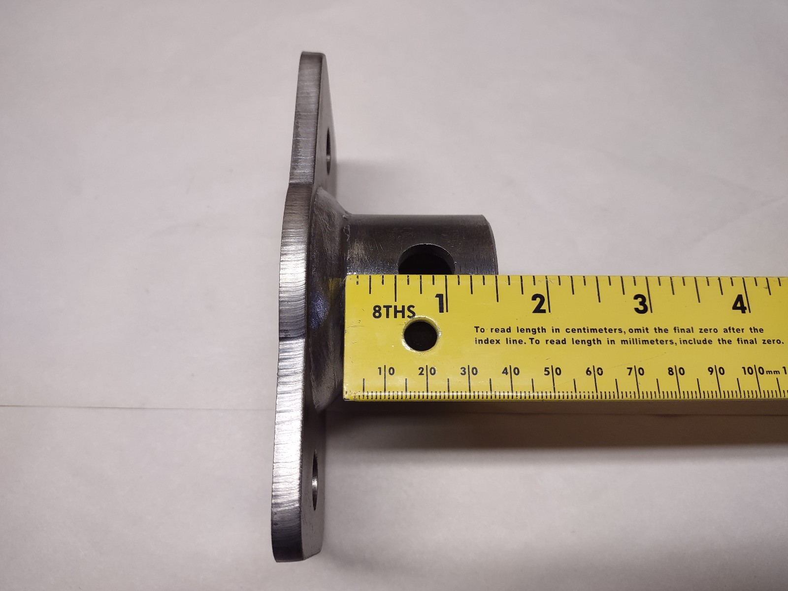 BOLT ON JACK MOUNTING TUBE / SPUD – METAL SWIVEL MOUNT – TRAILER JACK REPLACMENT