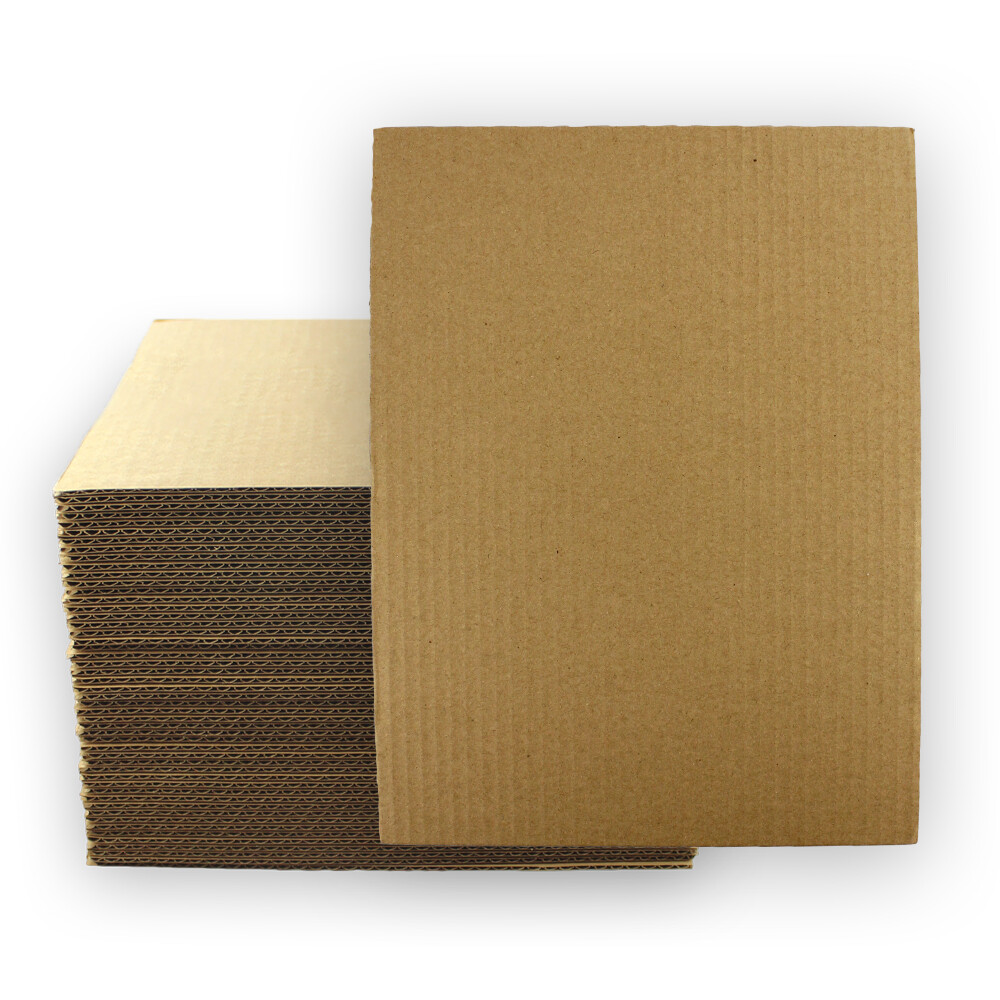 Corrugated Cardboard Pads Sheets Inserts for Shipping Scrapbook 23 ECT 1/8″ more
