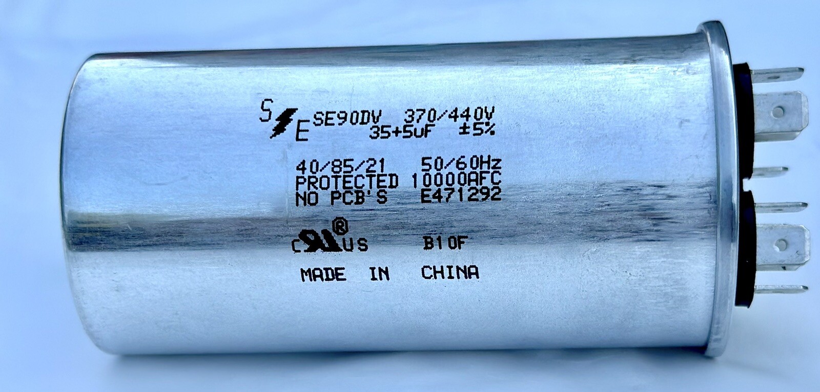 **NEW** (2 PACK) Smart Electric SE90DV Dual Round Capacitor 35/5 MFD 370/440 V.