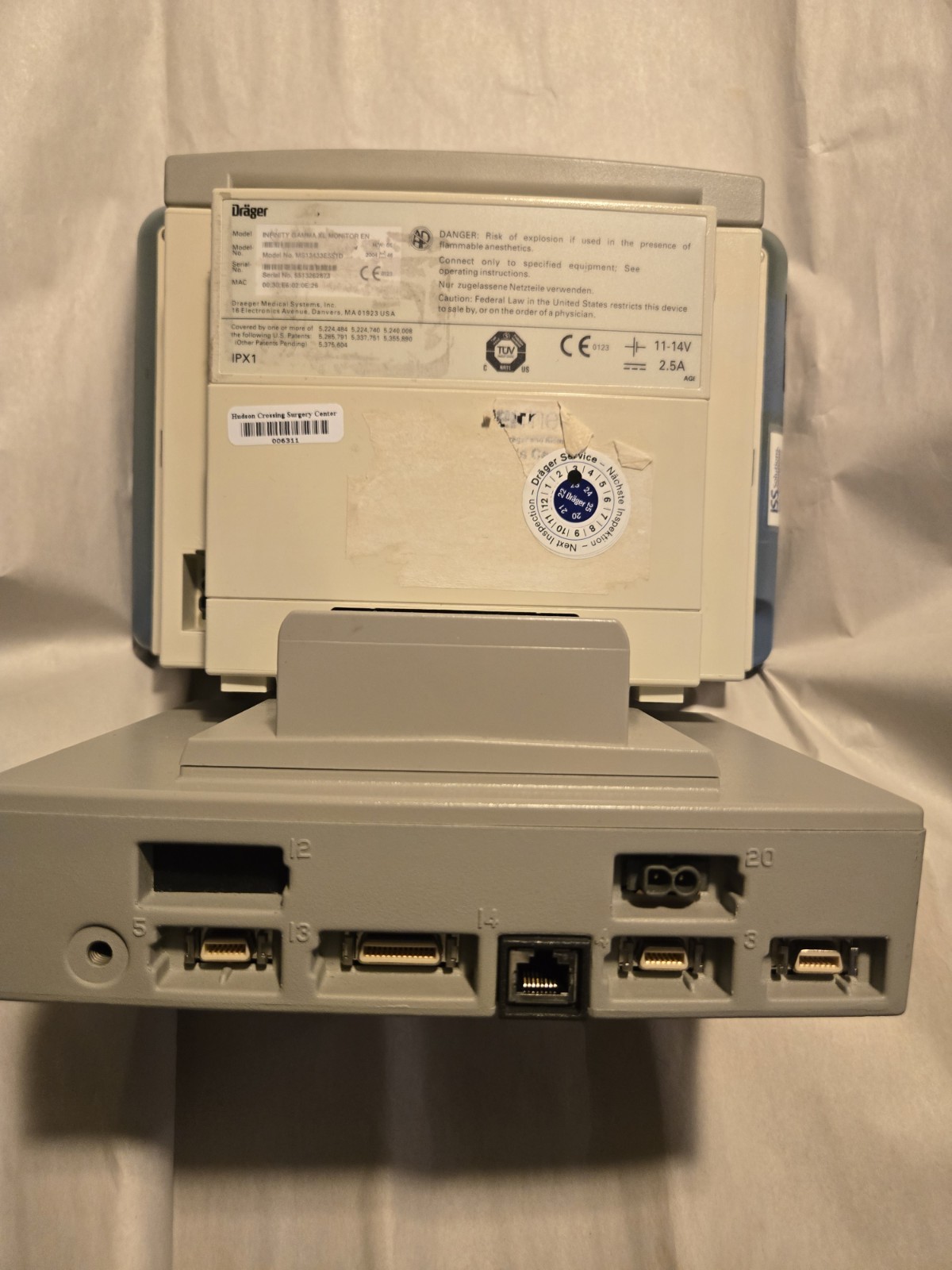 Drager Infinity Gamma XL Patient Monitor