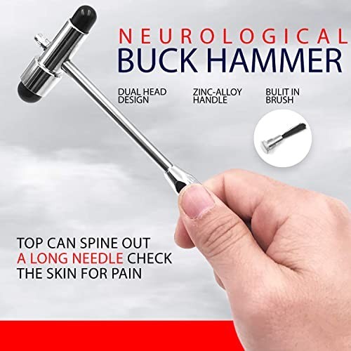 Physical Therapy Goniometer Set 6 Piece 360 Degree Range of Motion Tools Kit