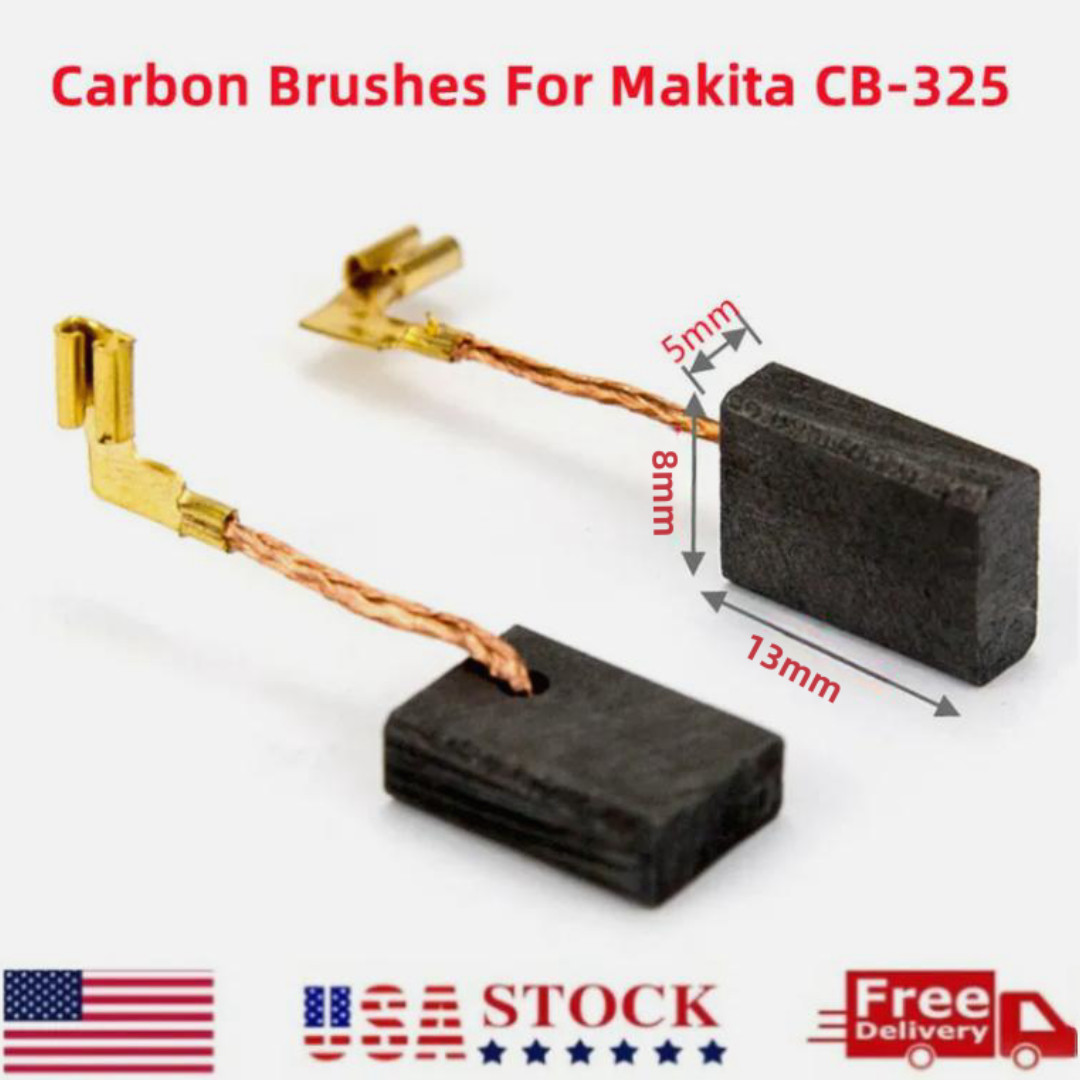 1 Pair Carbon Brushes For Makita CB325 Angle Grinder 9553/9555/9556/9558/2810 US