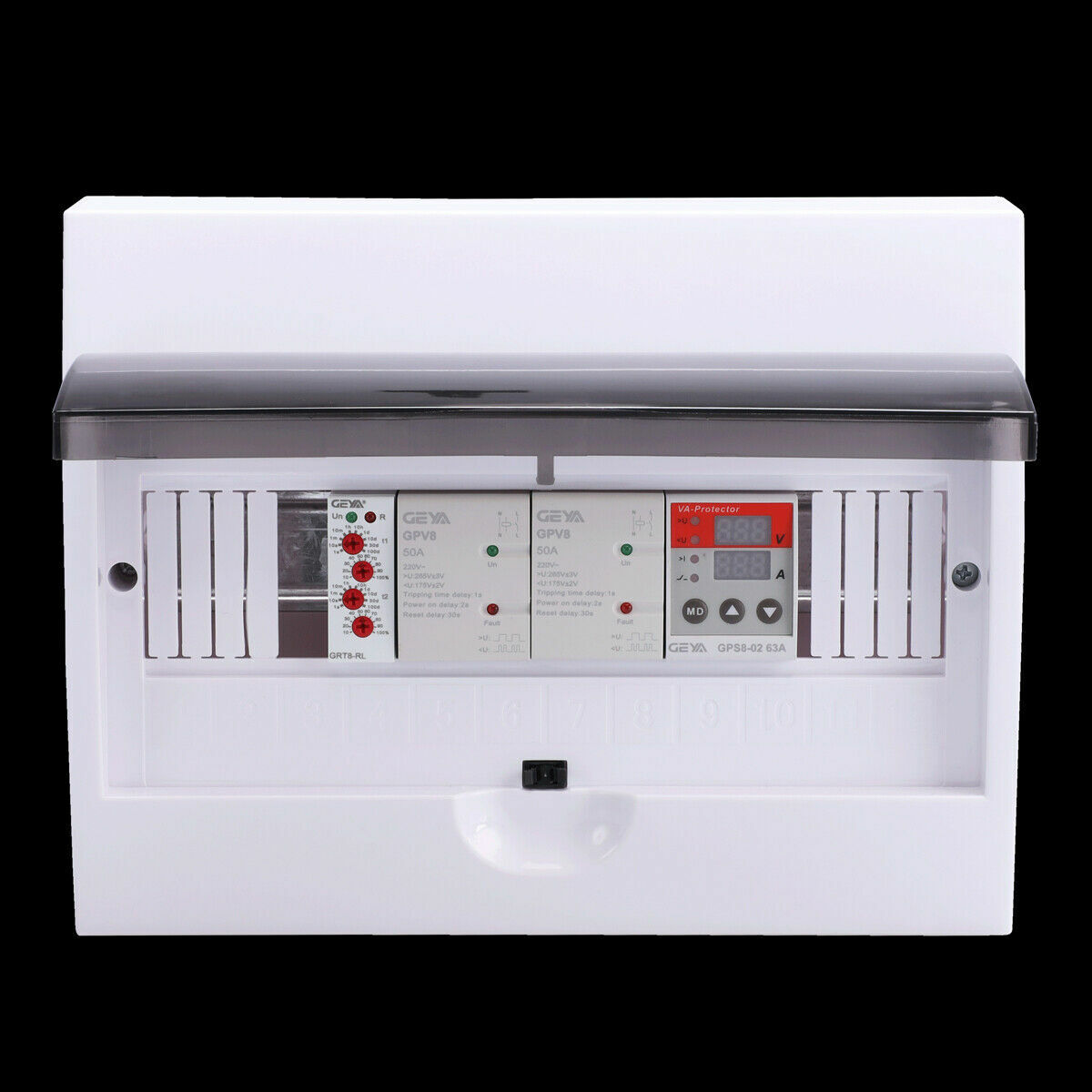 GEYA Solar PV DC SPD 2Pole 600V Surge Protector Lighting Arrester Device 40kA