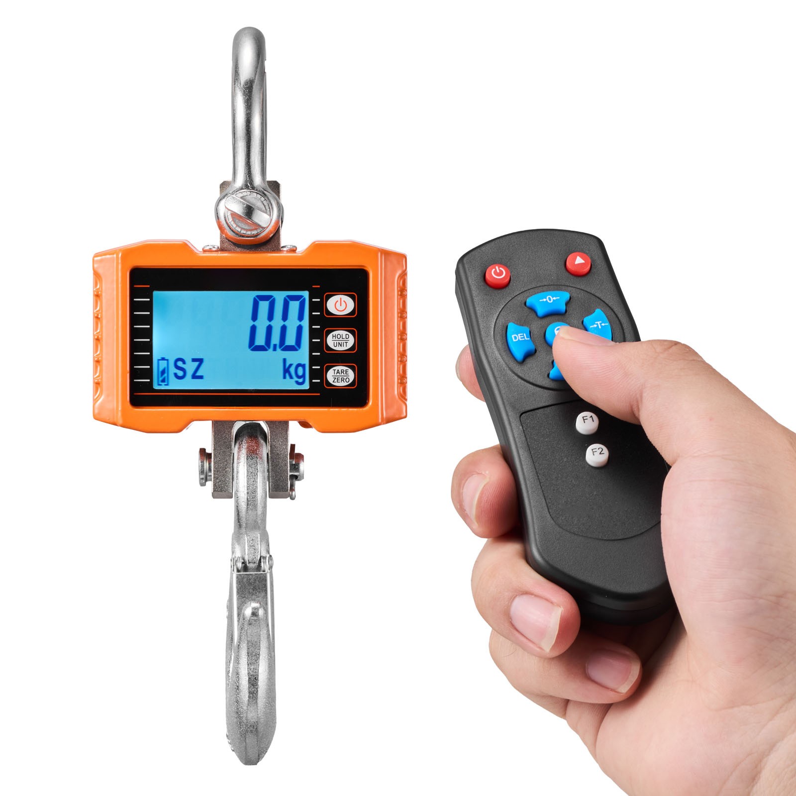 Uimoso Digital Crane Scale 4400 lbs/2000 kg Industrial Heavy-Duty Hanging Scale