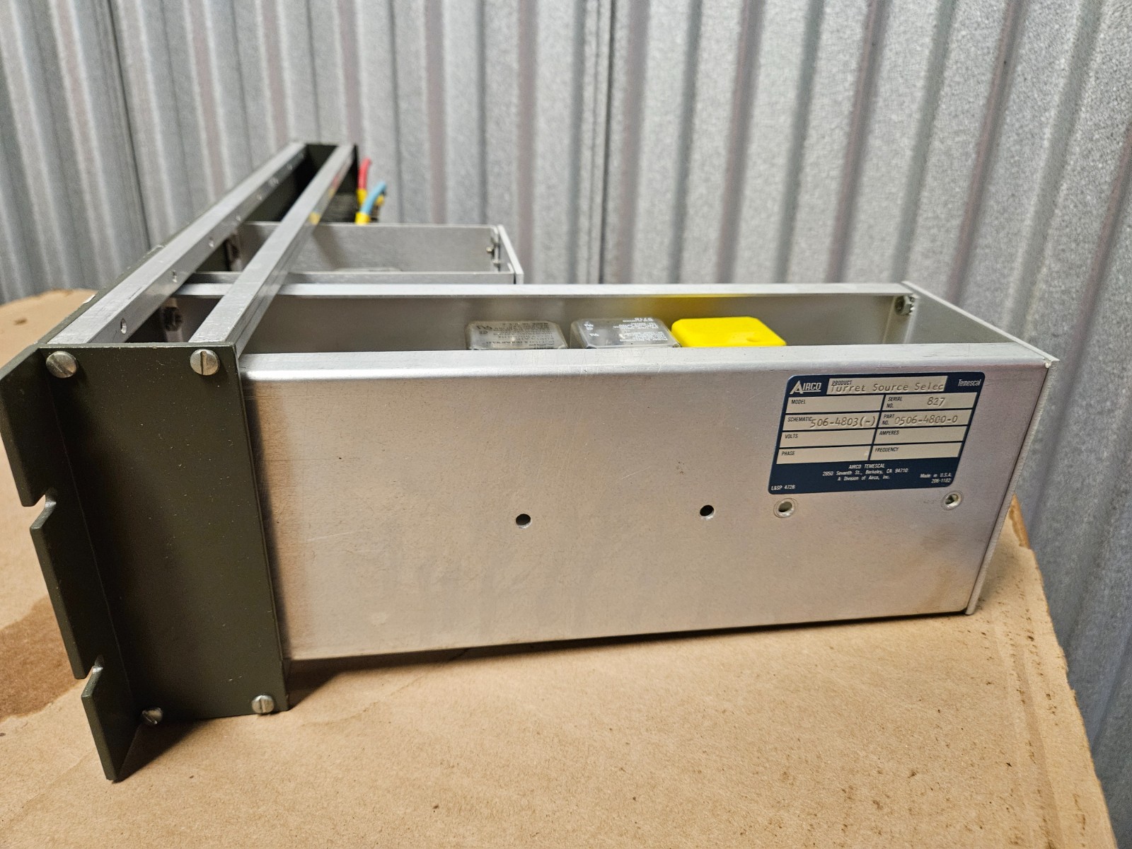 Airco Temescal Turret Source Selector + Shutter Control Module – BDJ-1800 E-Beam