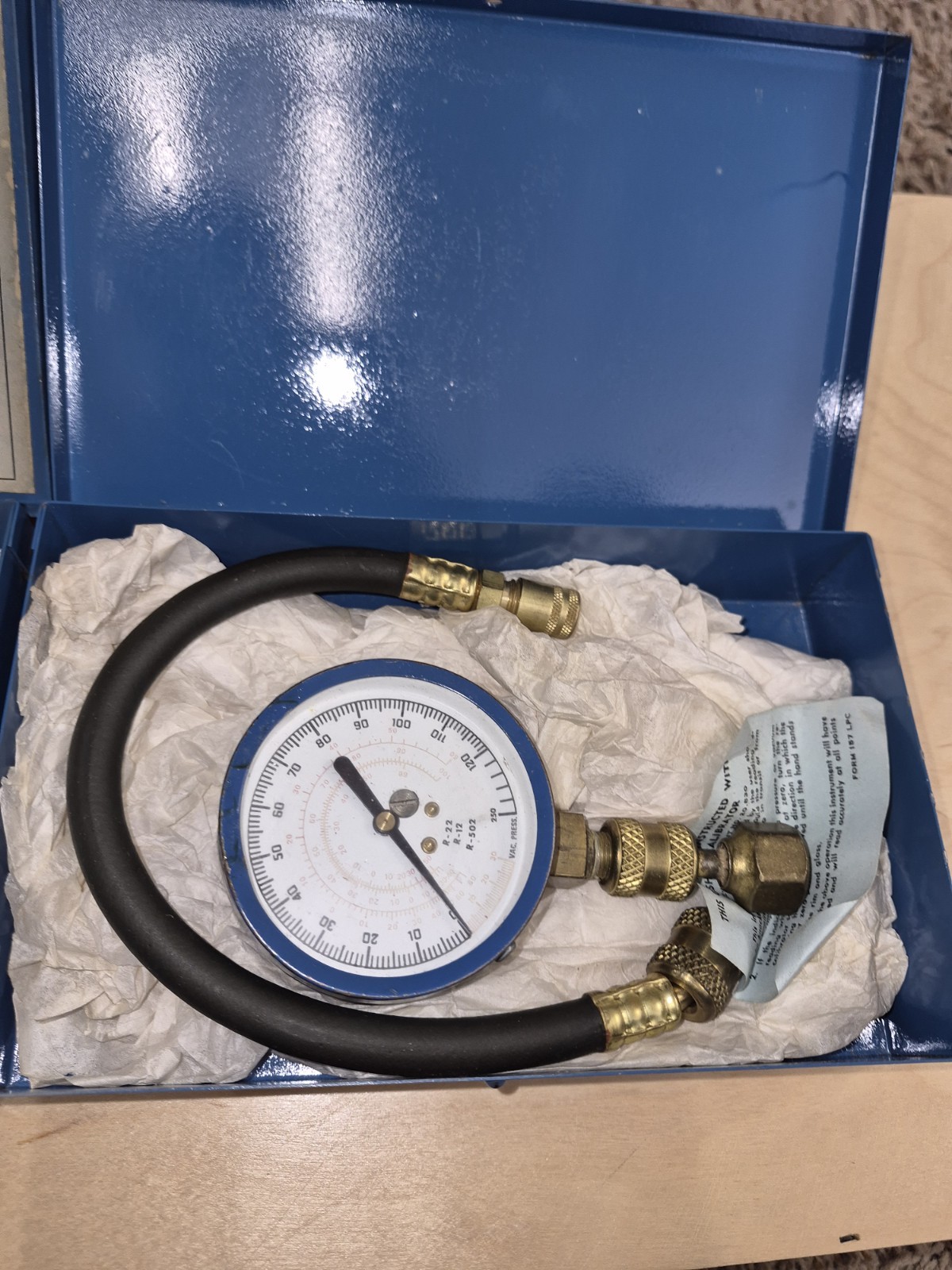 Vintage Robinair 11692 Gauge And Process Tube Adapter Kit 12458