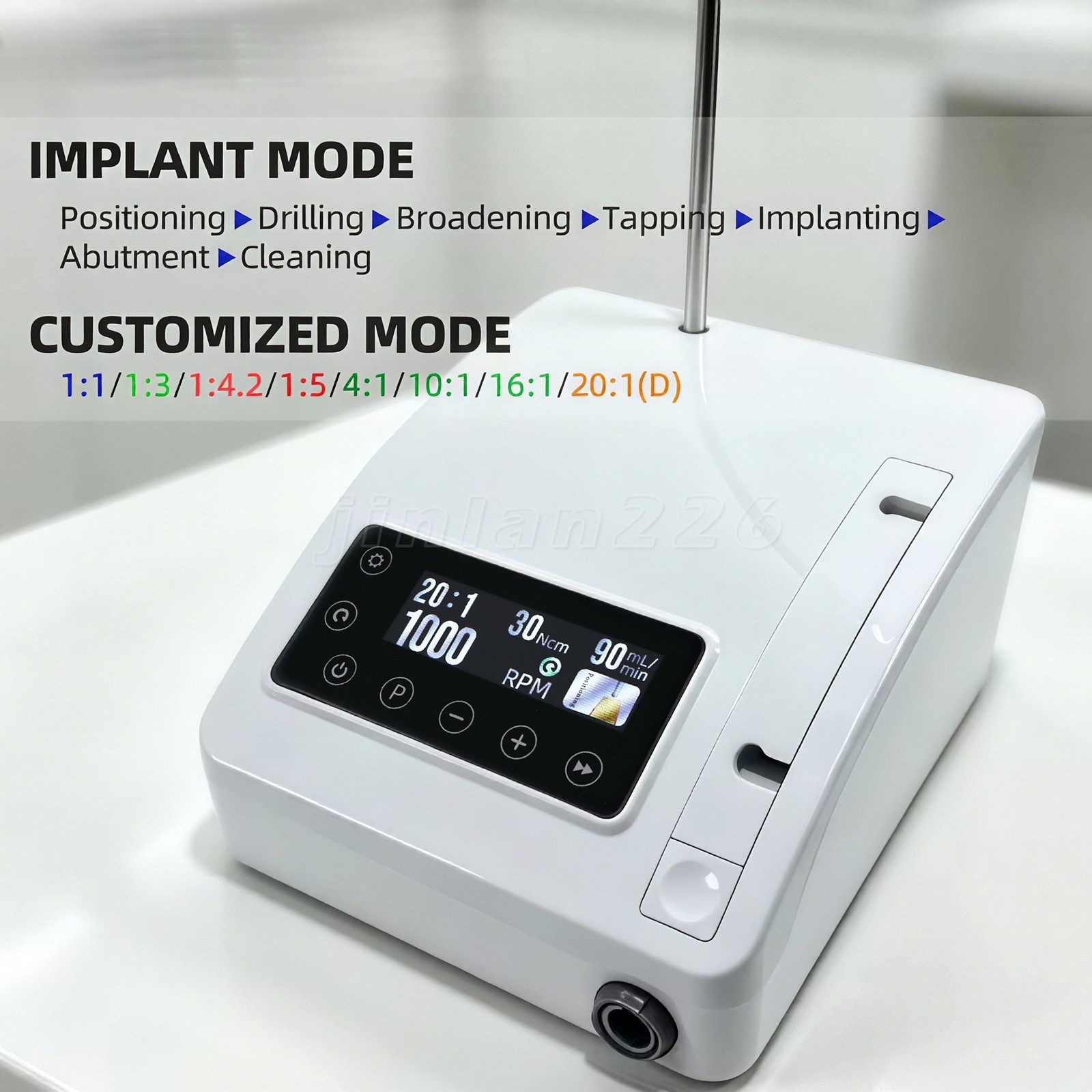 Dental Implant System Motor Surgical Brushless Motor 1:1 1:3 1:5 1:4.2 4:1 16:1