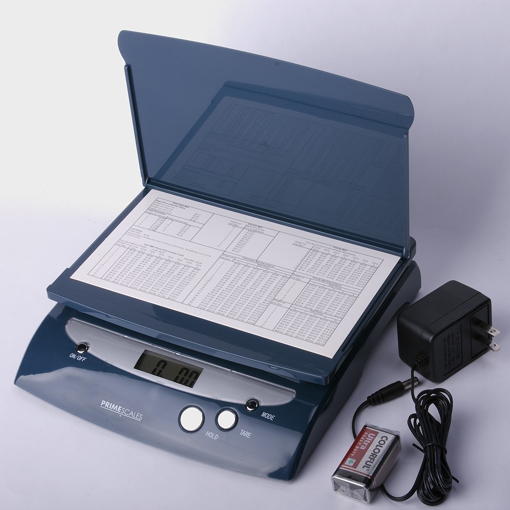 Prime Scales 52 lb Electronic Portable Postal Parcel Scale