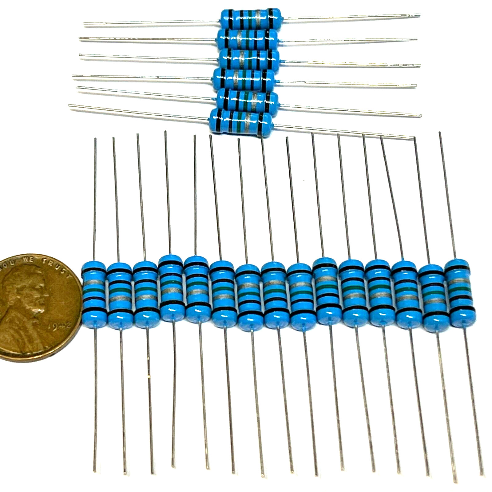 20 Pieces 1.5m Ohm 1 Watts Metal Film Resistors 1% Tolerance 1w E160