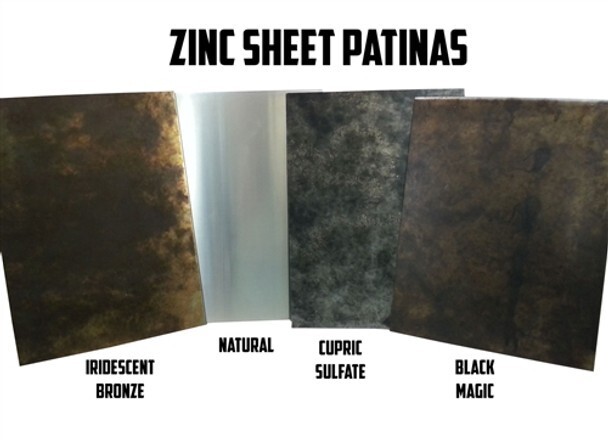 Zinc Sheet Sample 020-027″ X 8 inches X 11 inches by Rotometals