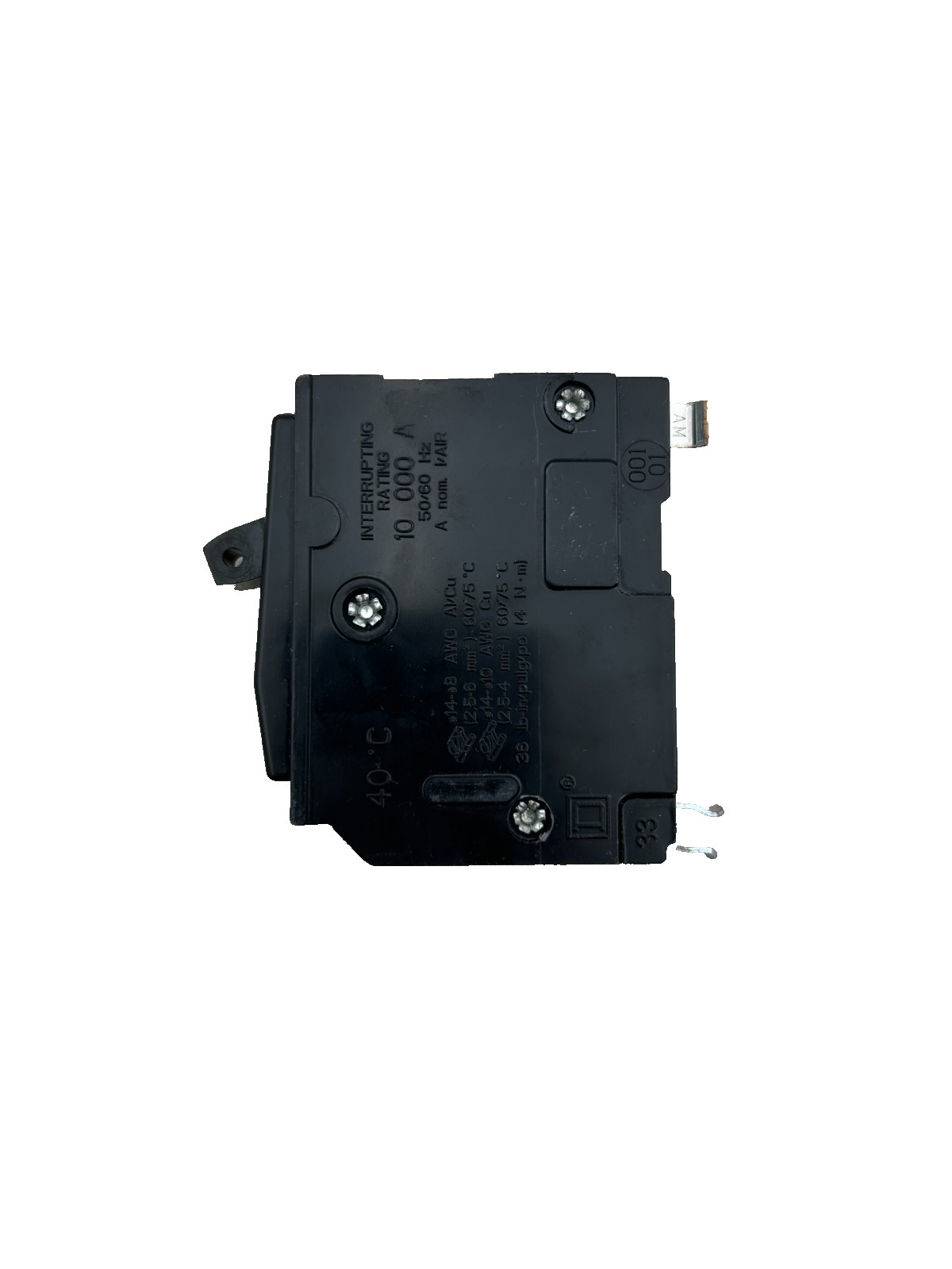 (10) New No Box Square D QO115 Circuit Breaker Plug-in 15A 1-Pole 120/240V
