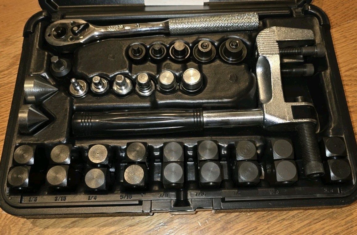 NEW Imperial Eastman 2000-FS Flare Pro Four-In-One Flaring Swaging Tool Set