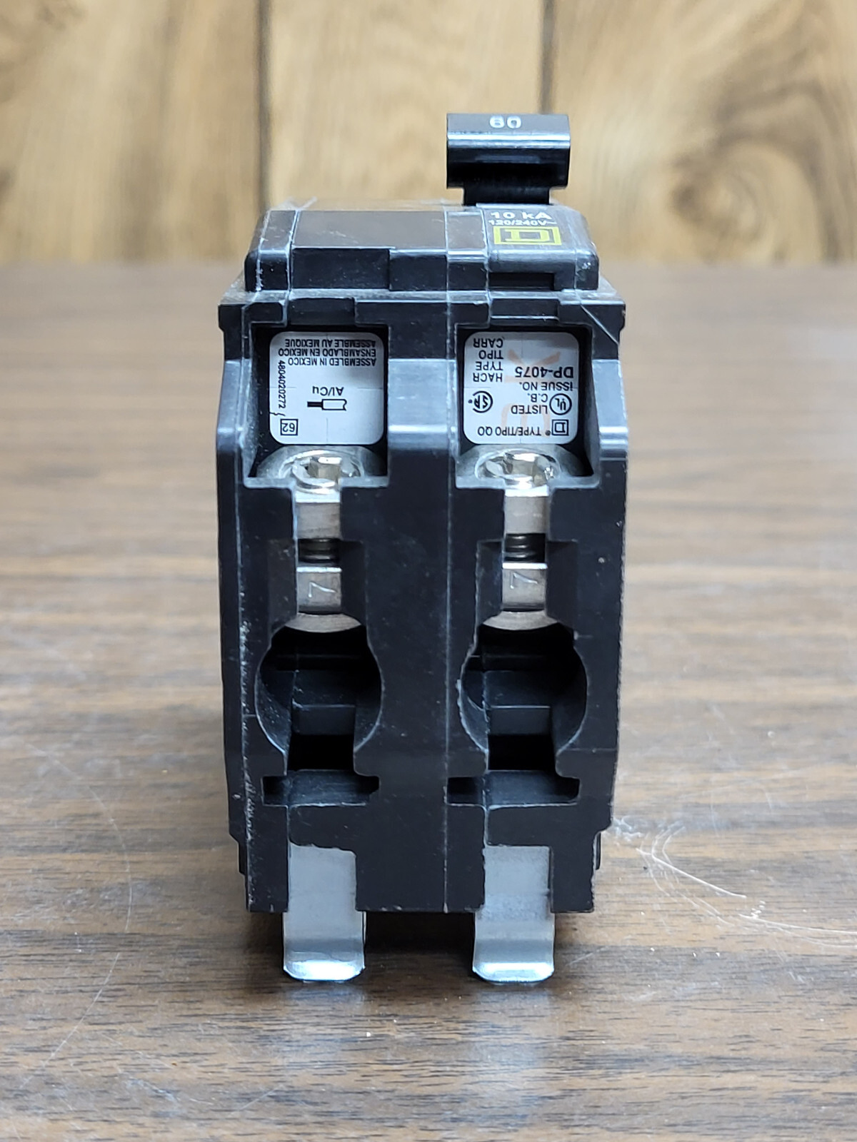 SQUARE D QO260 2 POLE 60 AMP 120/240V BREAKER
