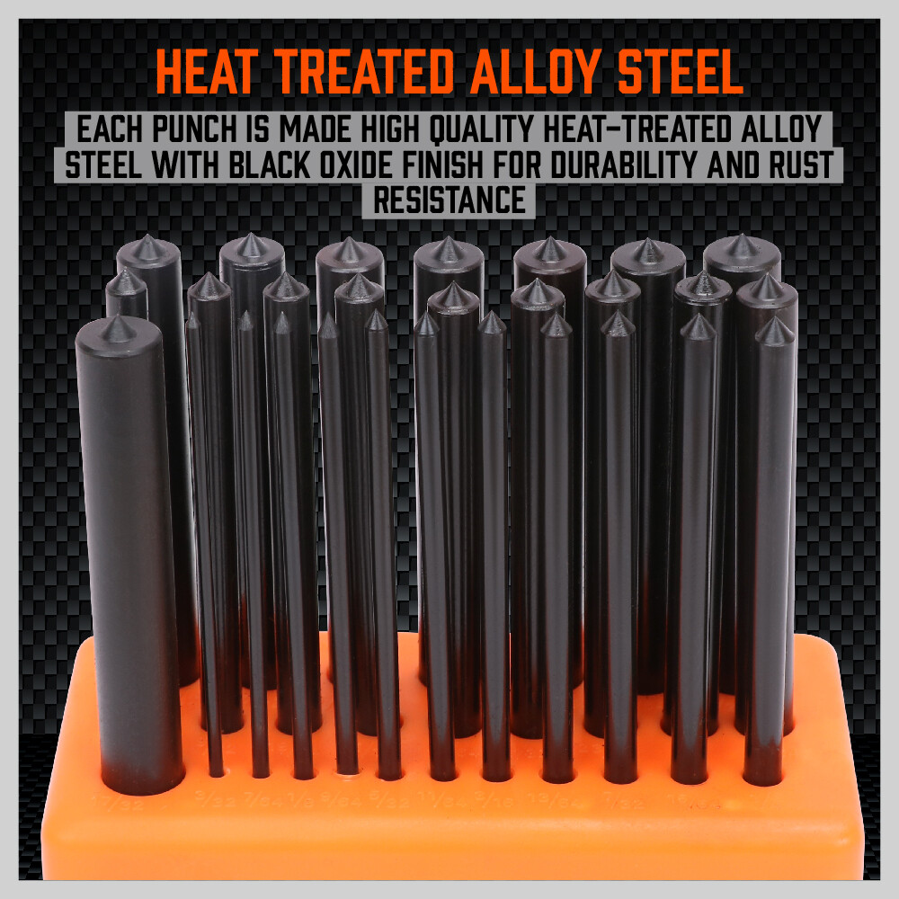 28 Pcs Transfer Punch Set Machinist Tools Punches Steel Machinist Thread Tool