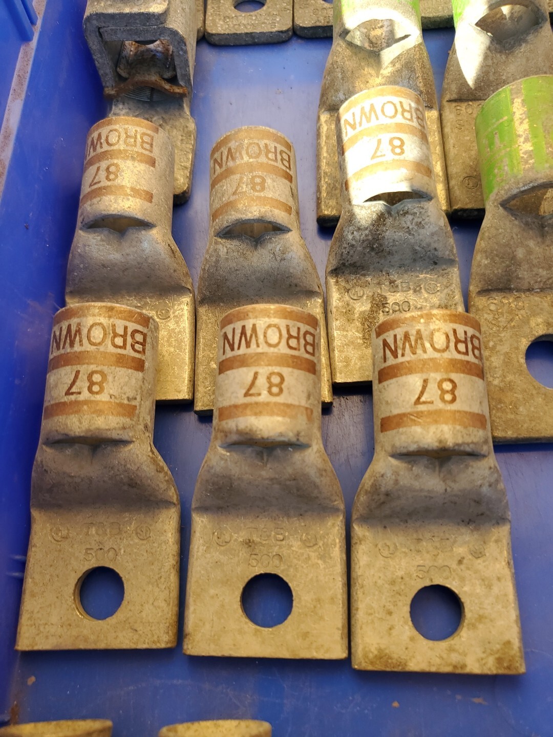 Copper Compression Crimp Lugs Lot Of 27