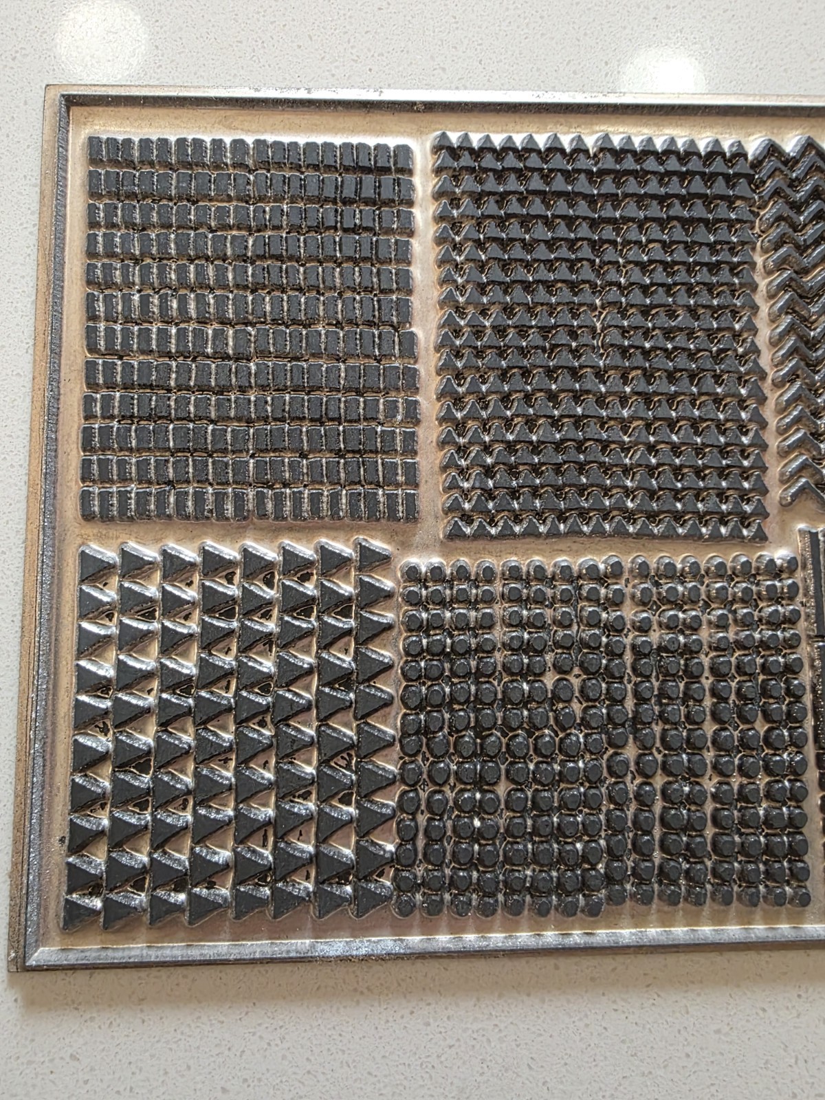 Ethnic Tribal Aluminum Printing Block Vintage Linocut Relief Printing Block