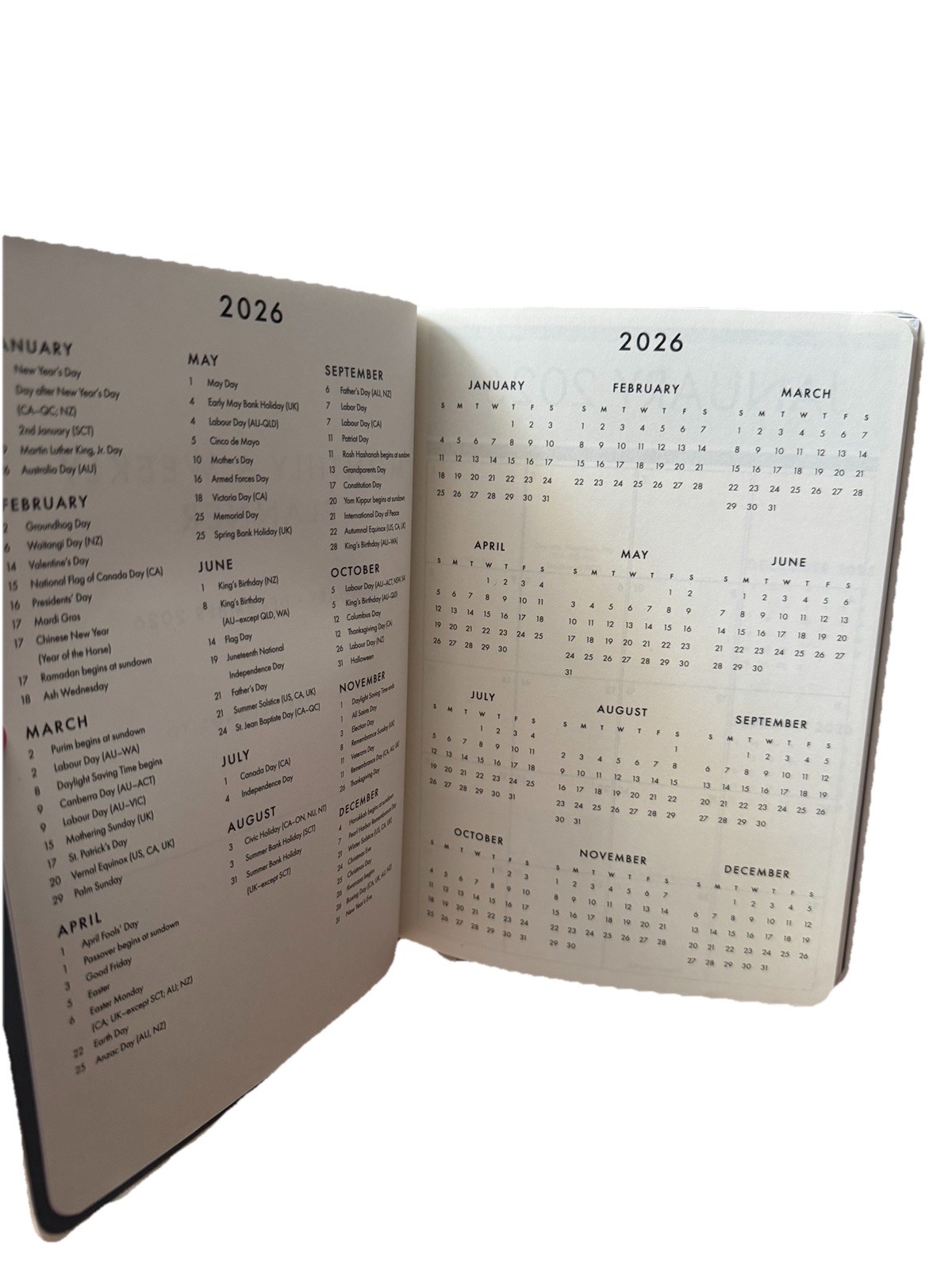 Lady Jayne Monthly & Weekly Planner 12 Months Jan-Dec 2026 Monthly, Weekly 8×6”