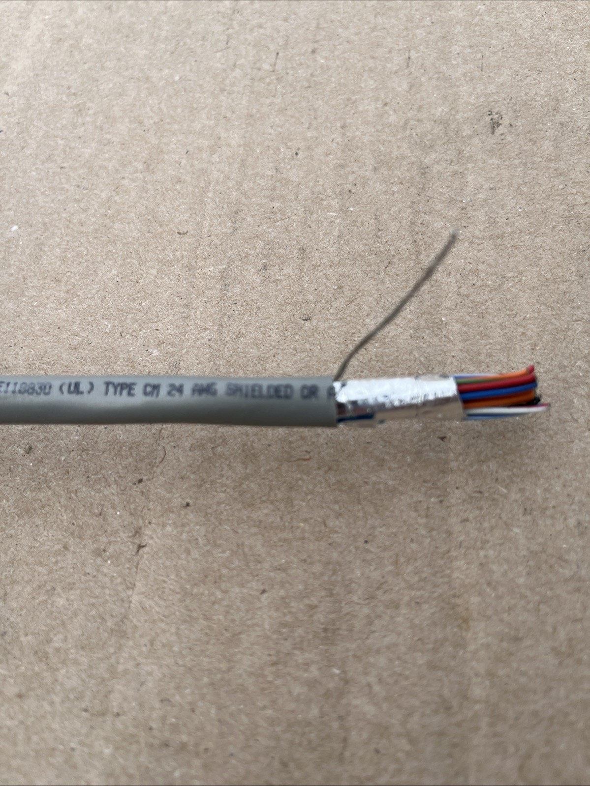 50’ Type CM 25 Conductor 24 Gauge Shielded Cable ~ 25C 24AWG