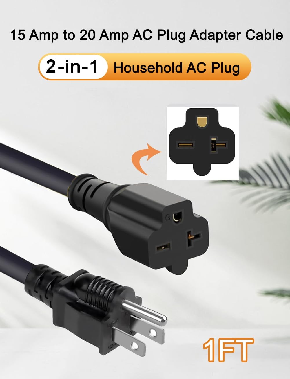 AplysiaTech NEMA 5-15P to NEMA 6-20R EV Charger Adapter EV Conversion Adapter…