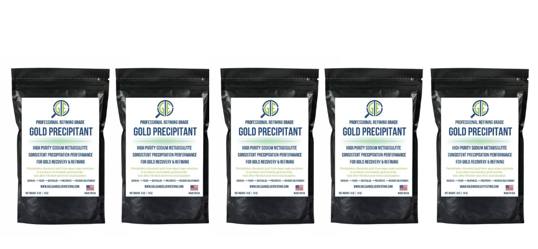 Gold Precipitation Kit 10lb Sodium Metabisulfite SMB Gold Refining Recovery