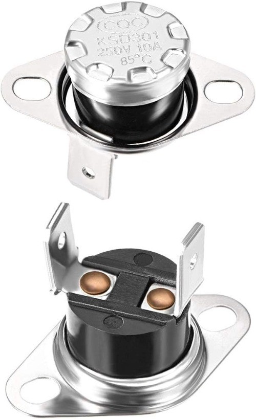 KSD301 85C 185F Thermostat 10A NC Adjustable Snap Disc Temp Number of Items: 2