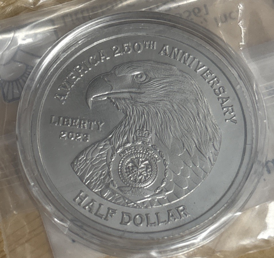 2023 Intolerable Act Niue 50c Proof Like Lot Of Two Beautiful Coins Littleton