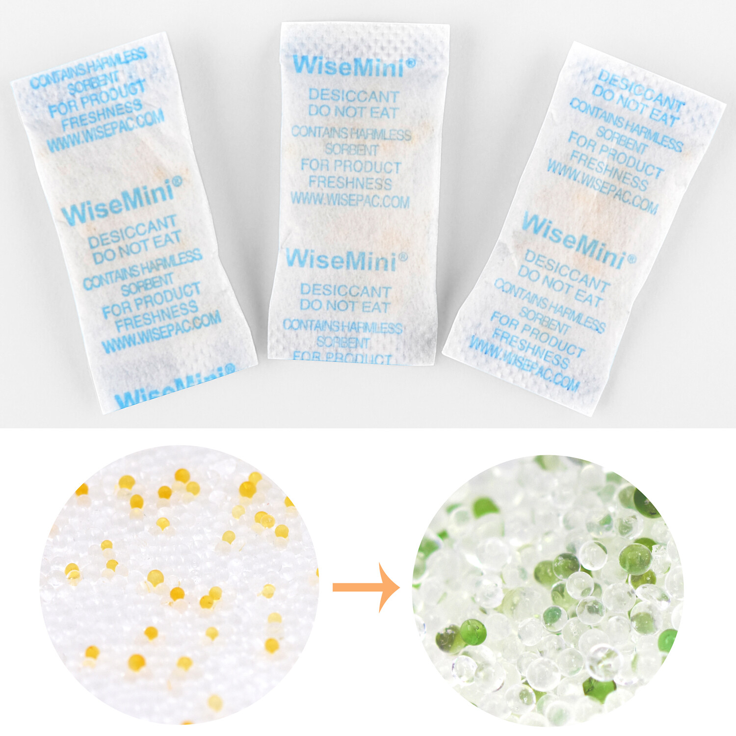 10 Gram 30 Pack Silica Gel Packets Color Indicating Dessicant Food Grade NP
