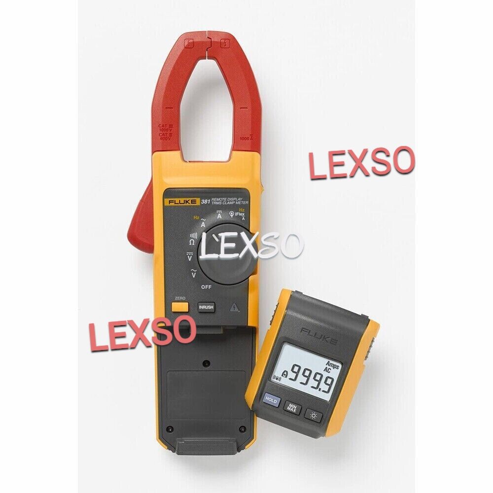 New For Fluke 381 Remote Display True RMS AC/DC Clamp Meter with iFlex$