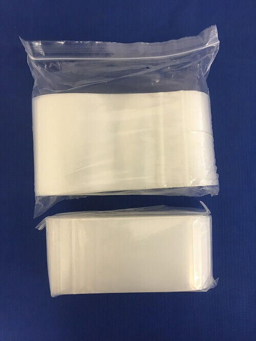 Clear 6 Mil Plastic Zip Lock Re-Sealable Top Reclosable Poly Bags 6Mil 6-MIL