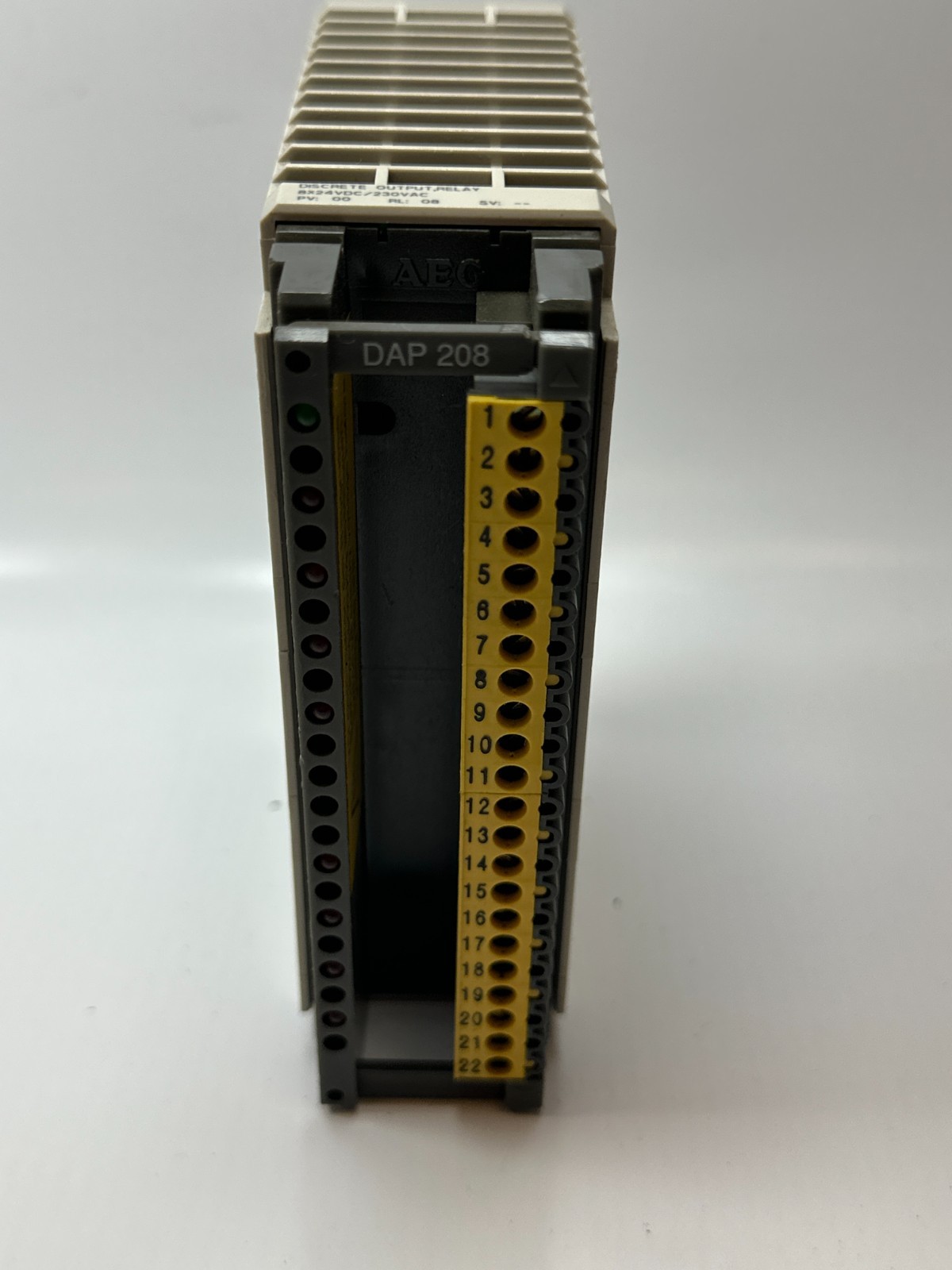 Schneider Automation DAP208/AS-BDAP-208 Discrete Output Relay Module 8×24 VDC
