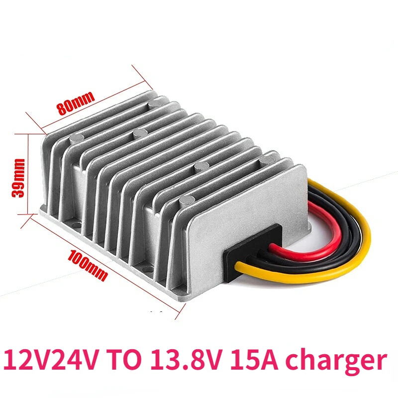 DC 10-36V to 14.6V 13.8V 12.6V 15A Current for Lead-acid LDC Lifepo4