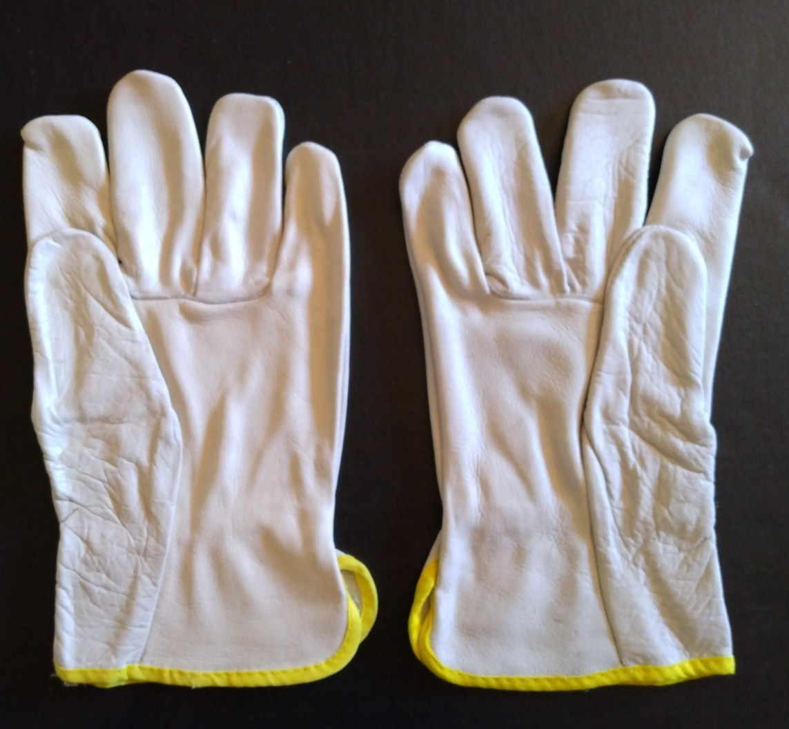 Cordova Safety Industrial Work Gloves White Cowhide Leather XXL 12 Pairs #8201