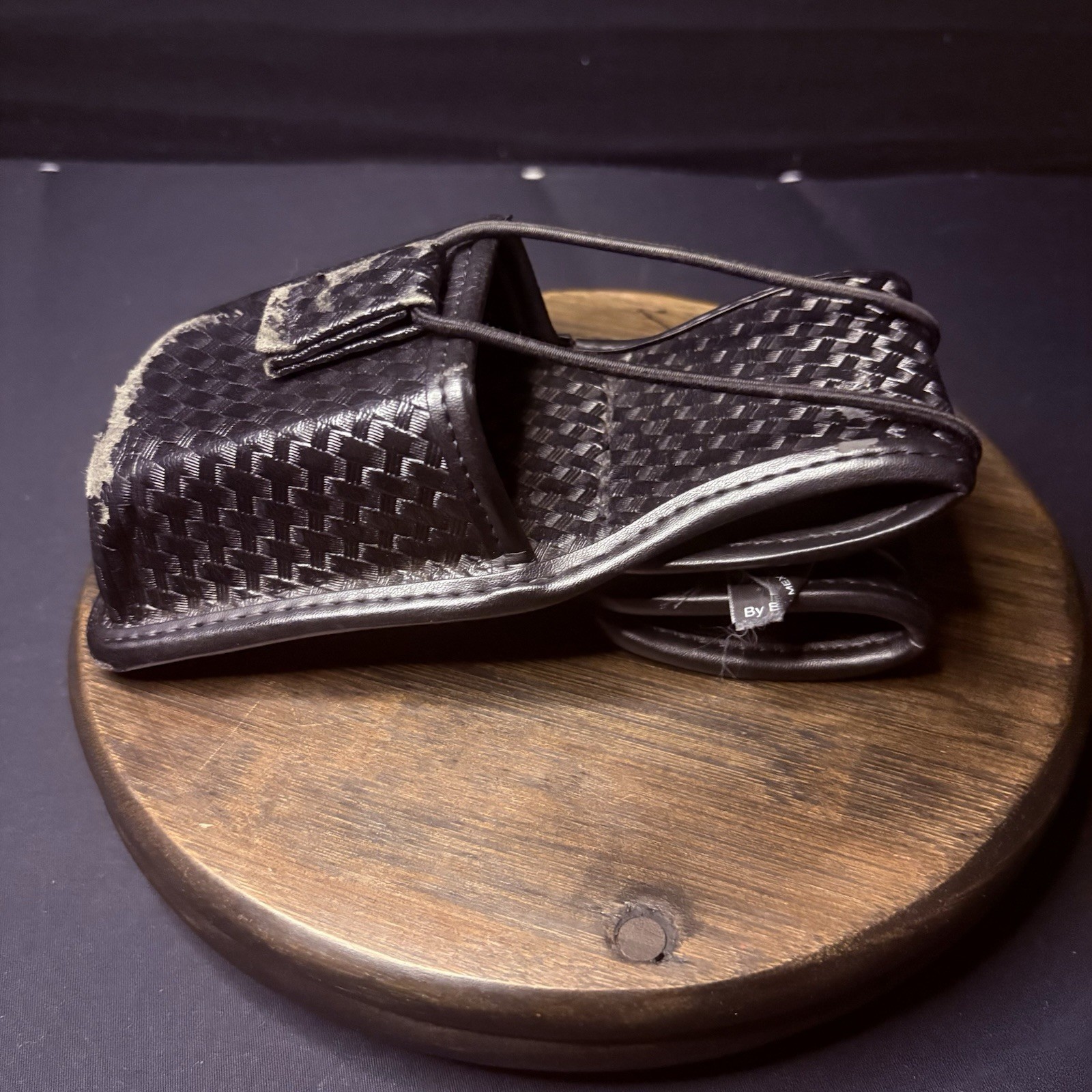 Bianchi Universal Radio Holder Swivel Back Accumold Elite Leather Basket Weave
