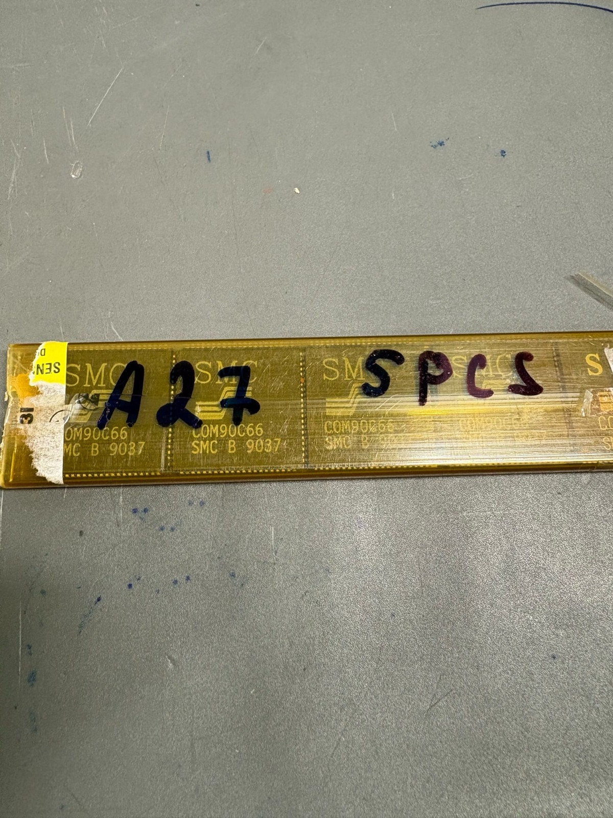 5x SMC COM90C66 PLCC IC Chip Vintage ASAT Hong Kong Lot