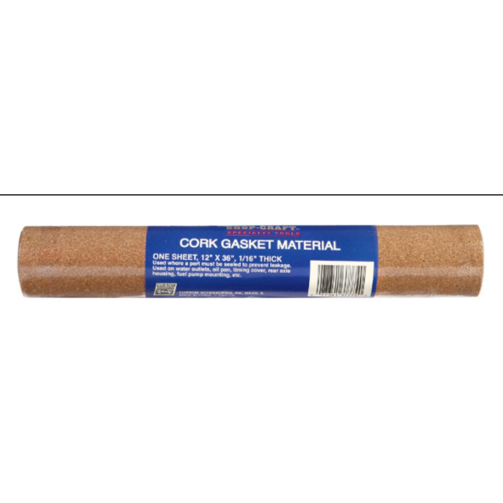 Custom Accessories 37774 Cork Brown Type-1 Gasket Material 36 L x 12 W in.