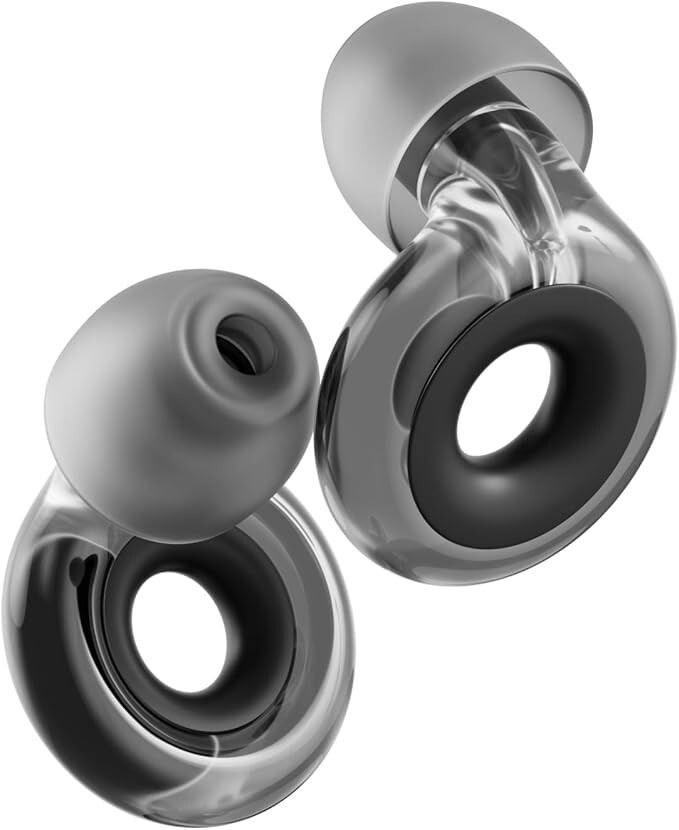 1 PAIR Loop Mute for Earplugs, 5 dB Noise Reduction Hearing Silencer Accessory