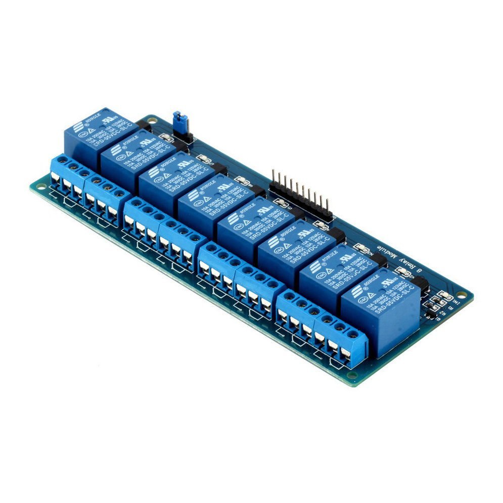5V Eight 8 Channels Relay Module With Optocoupler for PIC AVR DSP ARM Arduino