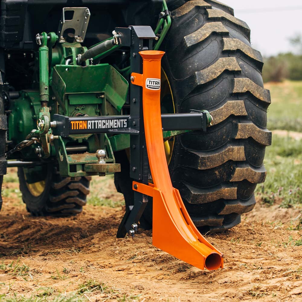 Titan Attachments Pipe Layer Attachment, Pipe Layer for Single Tine Subsoiler