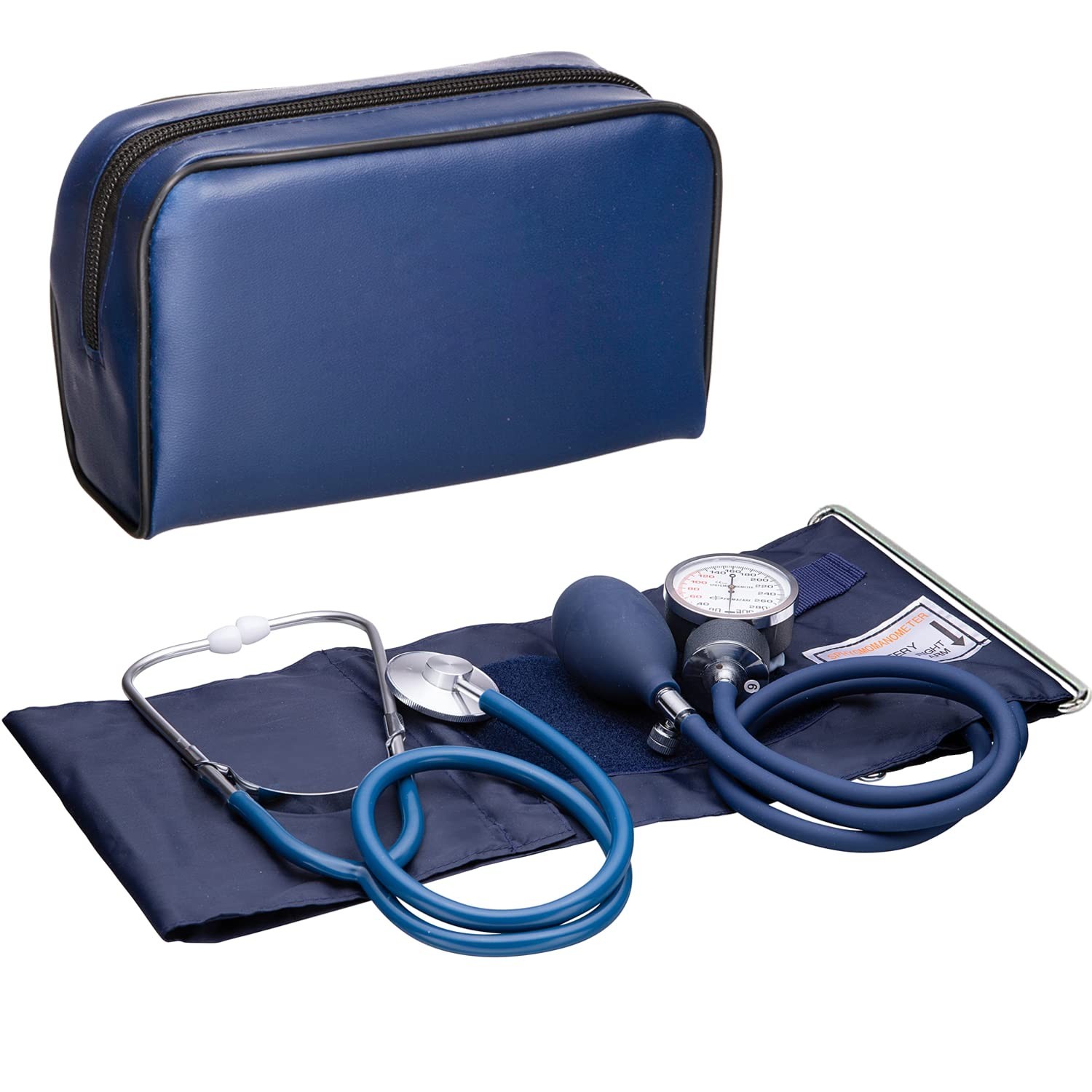NOVAMEDIC Large Adult Size Self Taking Blue Blood Pressure Machine and Stetho…