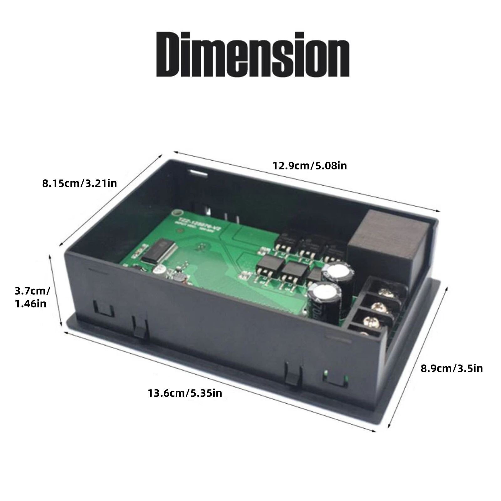40A DC PWM Speed Controller Digital 12V-48V Timer Fwd/Rev LCD Intelligent