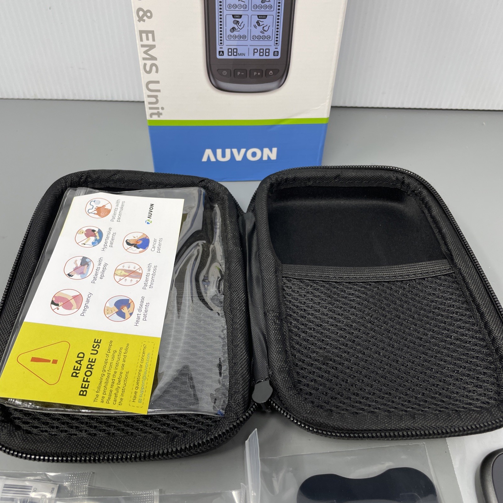 Auvon OTC TENS & EMS Unit TA3224 Handheld Physical Medicine & Rehabilitation
