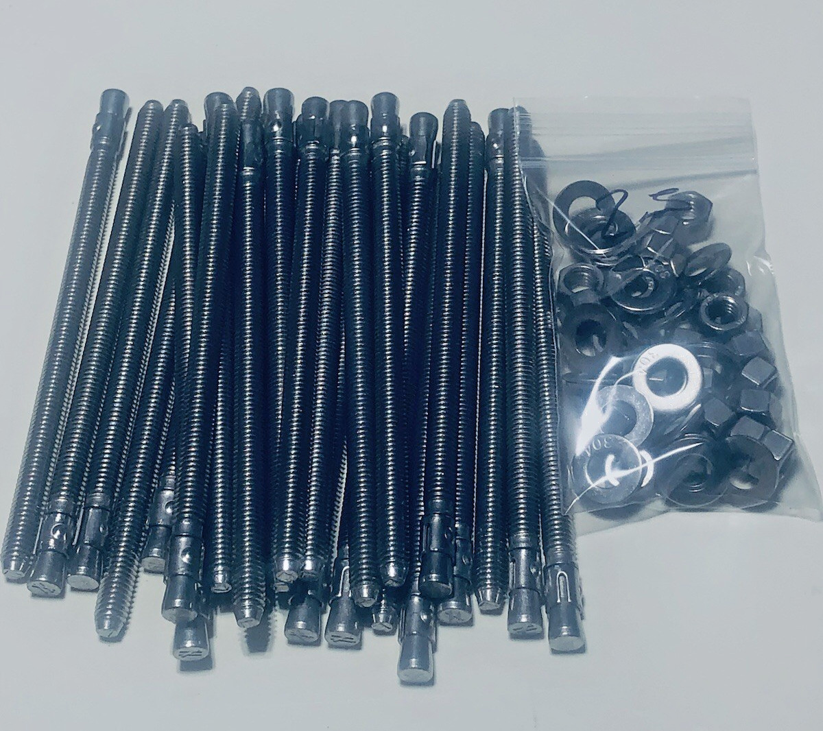 (25 Pack) 3/8”x7” Simpson Strong-Tie Wedge Anchor Stainless Steel with Lubricant