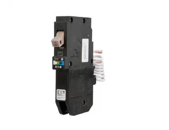 Eaton CHFN115A1CS CH 15A 1-Pole Dual Function AFCI/GFCI Circuit Breaker – Black