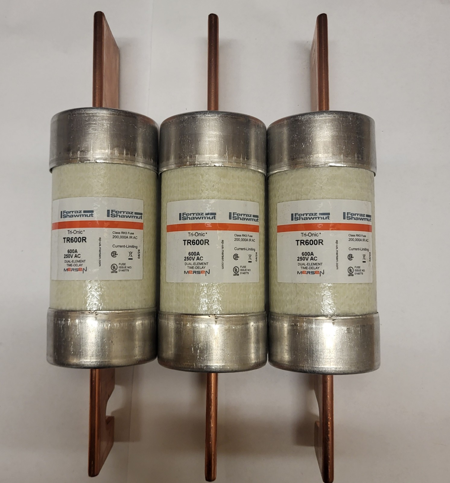 New Mersen TR600R 600 Amp 250 Volt Dual Element Class RK5 Fuse Free Shipp