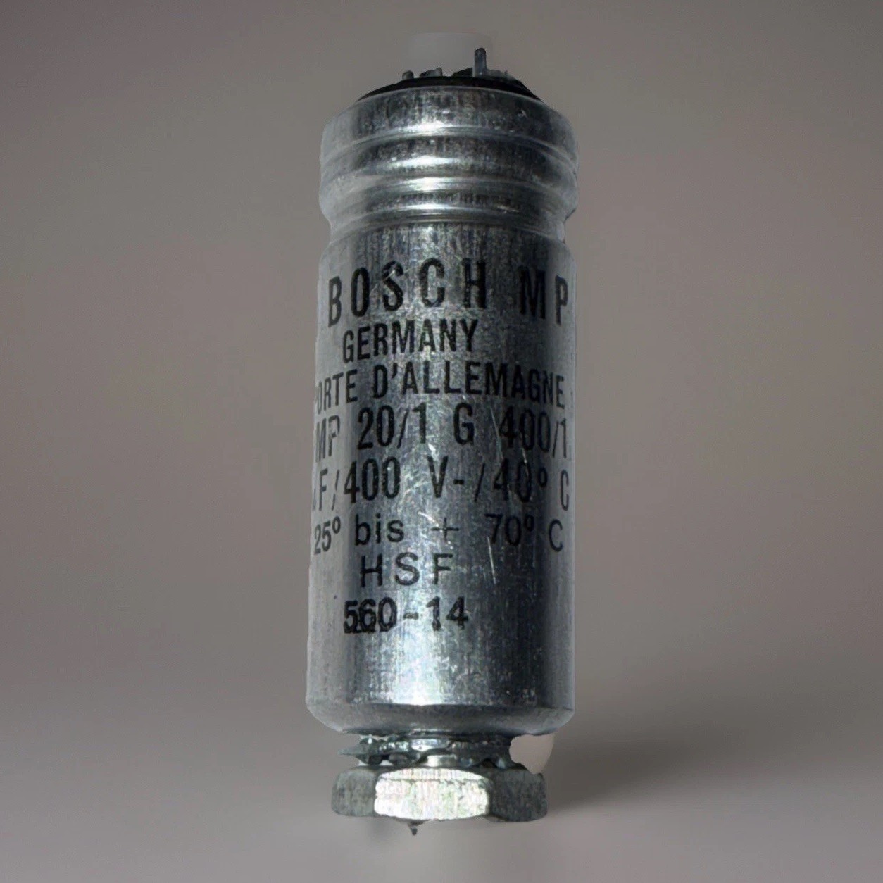 Bosch KO/MP 1uF 400V NOS Metal Paper Capacitor Vintage Tube Audio