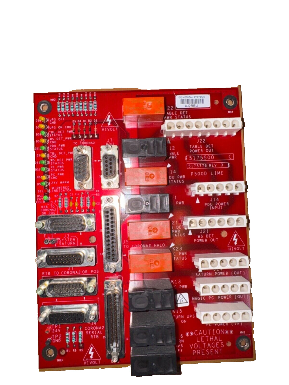 5175500 GE PRECISION 500D LIME BOARD ASSEMBLY