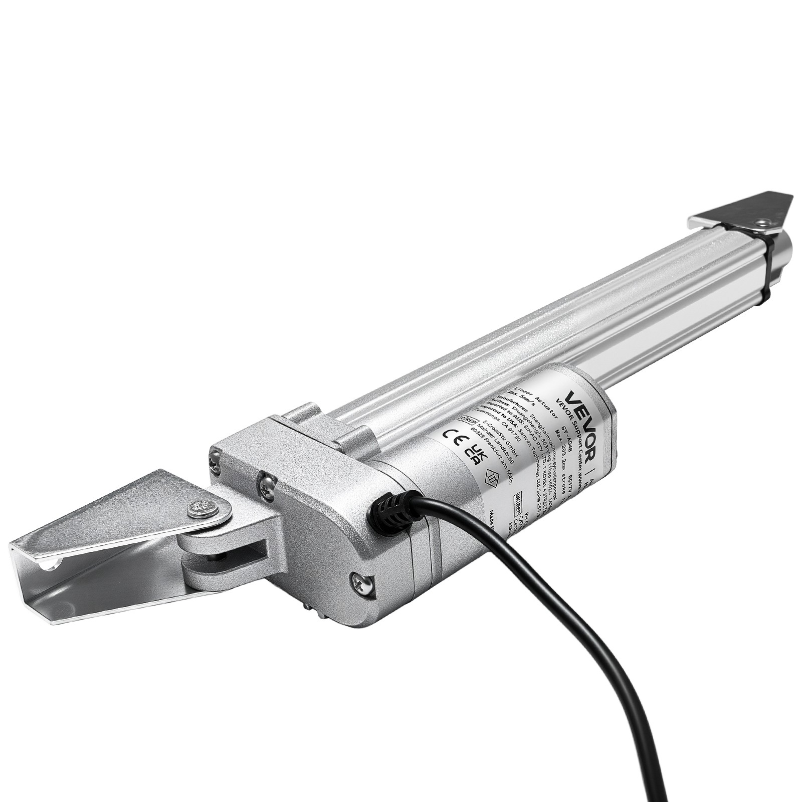 VEVOR Linear Actuator 12V 6-inch 675lbs/3000N IP65 Waterproof 0.2″/s Actuator