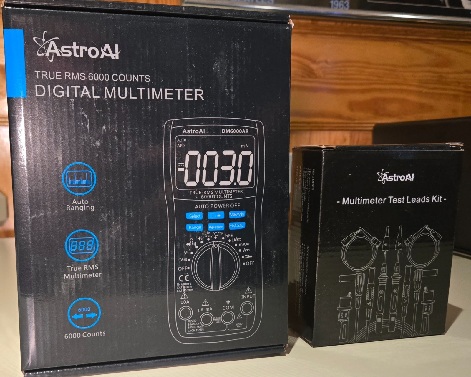 AstroAI Digital Multimeter TRMS 6000 Counts Voltmeter Ohmmeter – BRAND NEW